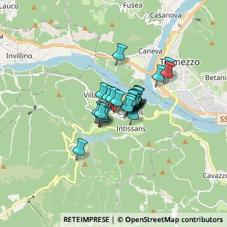 Mappa Via Udine, 33020 Verzegnis UD, Italia (0.86296)