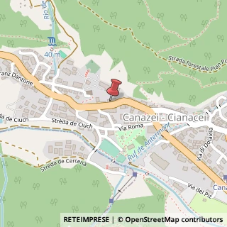 Mappa Via Dolomites, 40, 38032 Canazei, Trento (Trentino-Alto Adige)