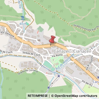 Mappa Via Dolomites, 61, 38032 Canazei, Trento (Trentino-Alto Adige)