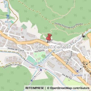 Mappa Via Dolomites, 111, 38032 Canazei, Trento (Trentino-Alto Adige)