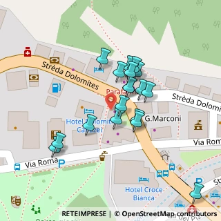 Mappa Strada Dolomites, 38030 Canazei TN, Italia (0.02857)