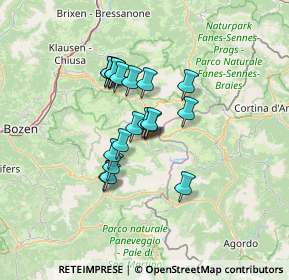 Mappa Strada Statale delle Dolomiti, 38032 Canazei TN, Italia (9.62)