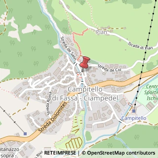 Mappa Str?da d? Ruf, 4, 38031 Campitello di Fassa, Trento (Trentino-Alto Adige)