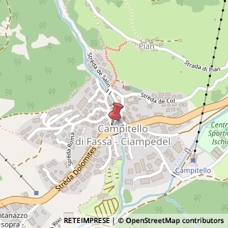 Mappa Piaz de Ciampedel, 27, 38031 Campitello di Fassa, Trento (Trentino-Alto Adige)