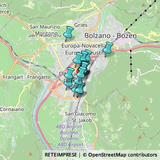 Mappa Cc CENTRUM, 39100 Bolzano BZ, Italia (0.70222)