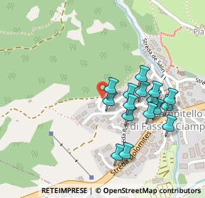 Mappa Strada de Col da Fae, 38031 Campitello di Fassa TN, Italia (0.20625)