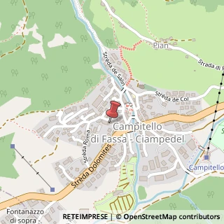 Mappa Via morandin 2, 38031 Campitello di Fassa, Trento (Trentino-Alto Adige)