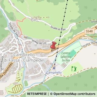 Mappa Streda Dolomites, 100, 38031 Campitello di Fassa, Trento (Trentino-Alto Adige)