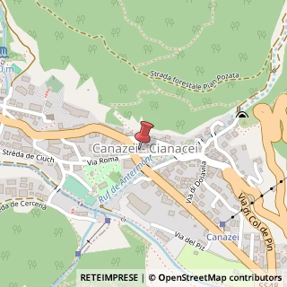 Mappa Piazza G. Marconi, 14, 38032 Canazei, Trento (Trentino-Alto Adige)