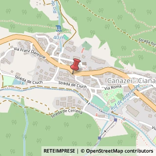 Mappa Via Dolomites, 38, 38032 Canazei, Trento (Trentino-Alto Adige)
