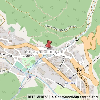 Mappa Strada penia 26, 38032 Canazei, Trento (Trentino-Alto Adige)