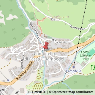Mappa Via Giovanni da Procida, 41, 38031 Campitello di Fassa, Trento (Trentino-Alto Adige)