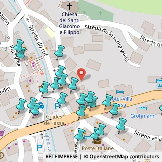 Mappa Piaz de Ciampedel, 38031 Campitello di Fassa TN, Italia (0.08)