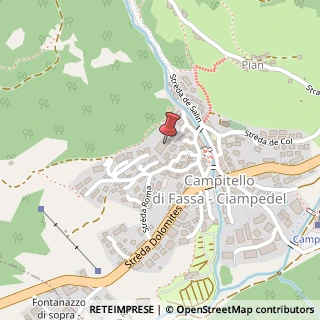 Mappa Via Marin, 3, 38031 Campitello di Fassa, Trento (Trentino-Alto Adige)