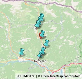 Mappa Via Avosacco, 33022 Arta Terme UD, Italia (5.46)