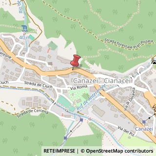 Mappa Streda Dolomites, 68, 38032 Canazei TN, Italia, 38032 Canazei, Trento (Trentino-Alto Adige)