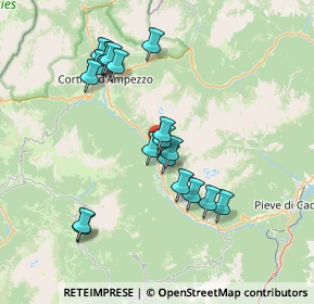 Mappa Via Pier Fortunato Calvi, 32046 San Vito di Cadore BL, Italia (6.85474)