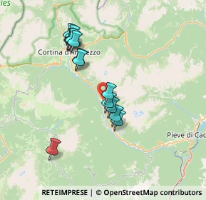 Mappa Via Pier Fortunato Calvi, 32046 San Vito di Cadore BL, Italia (6.59643)