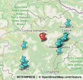 Mappa Via Pier Fortunato Calvi, 32046 San Vito di Cadore BL, Italia (15.29222)