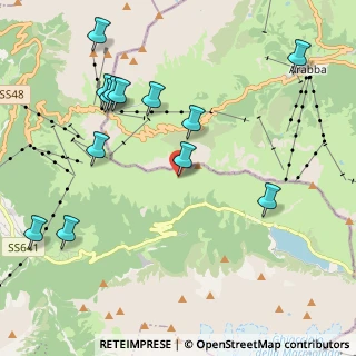 Mappa Localita' Viel Del Pan, 38032 Canazei TN, Italia (2.33846)