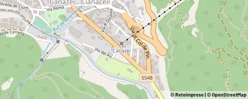 Mappa Canazei