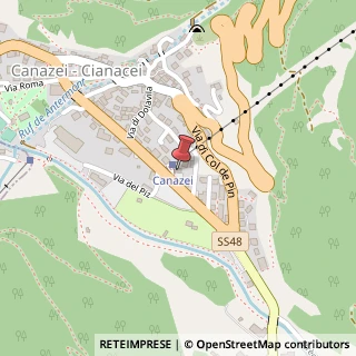 Mappa Via di Par?da, 71, 38032 Canazei, Trento (Trentino-Alto Adige)