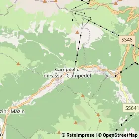 Mappa Campitello di Fassa