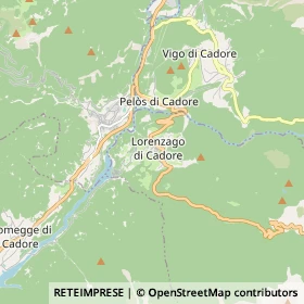 Mappa Lorenzago di Cadore