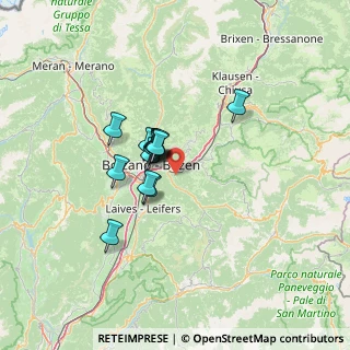 Mappa Via Cornedo di sopra, 39100 Bolzano BZ, Italia (8.67143)