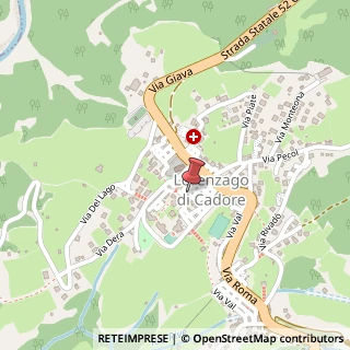 Mappa Via costa 148, 32040 Lorenzago di Cadore, Belluno (Veneto)