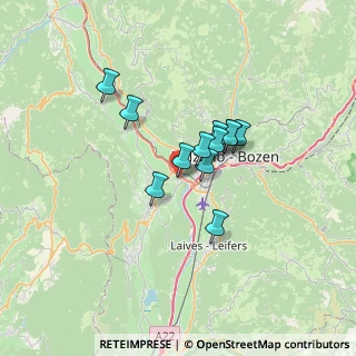 Mappa Strada Castelfirmiano, 39100 Bolzano BZ, Italia (4.55833)