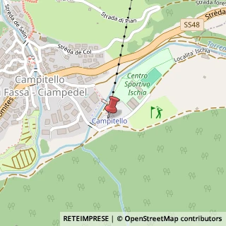 Mappa Viale Toscana, 103, 38031 Campitello di Fassa, Trento (Trentino-Alto Adige)