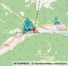 Mappa Campitello Di Fassa, 38031 Campitello di Fassa TN, Italia (0.4865)