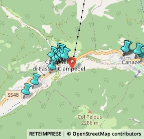 Mappa Campitello Di Fassa, 38031 Campitello di Fassa TN, Italia (0.8785)