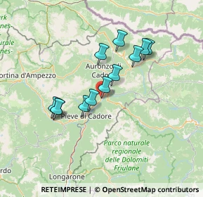 Mappa Strada Statale, 32040 Lozzo di Cadore BL, Italia (11.39)