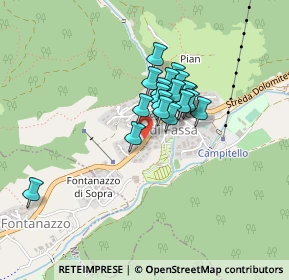 Mappa Streda Dolomites, 38031 Campitello di Fassa TN, Italia (0.279)