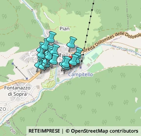 Mappa Via Pent de Sera, 38031 Campitello di Fassa TN, Italia (0.278)