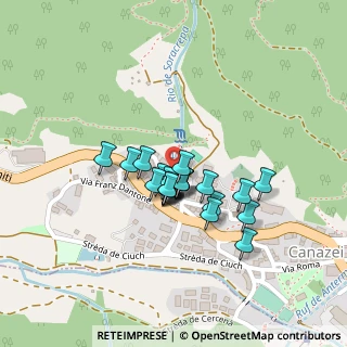 Mappa Piazza Gries, 38032 Canazei TN, Italia (0.14091)