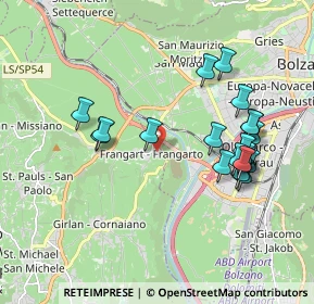 Mappa Via Castel Firmiano, 39057 Appiano sulla strada del vino BZ, Italia (1.8745)