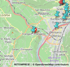 Mappa Via Castel Firmiano, 39057 Appiano sulla strada del vino BZ, Italia (3.37455)