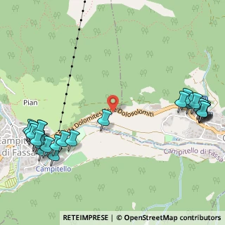 Mappa Strada Statale delle Dolomiti, 38031 Canazei TN, Italia (0.732)