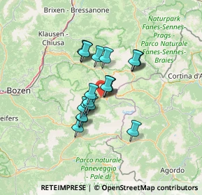 Mappa Strada Statale delle Dolomiti, 38031 Canazei TN, Italia (9.0395)