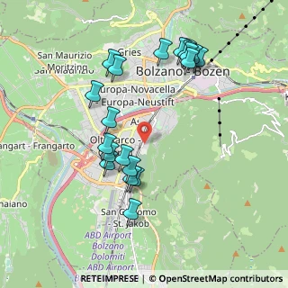 Mappa Riva-del-Garda-Straße, 39100 Bolzano BZ, Italia (1.945)