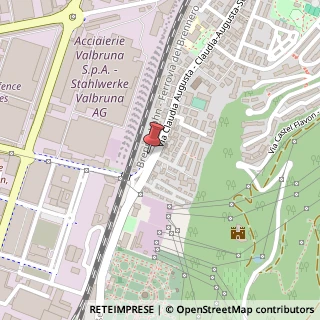 Mappa Via Claudia Augusta, 99, 39100 Bolzano, Bolzano (Trentino-Alto Adige)