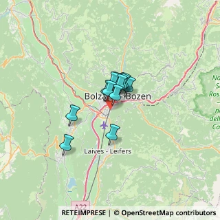 Mappa Riva-del-Garda-Straße, 39100 Bolzano BZ, Italia (3.4625)