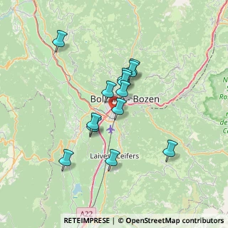 Mappa Via Giovanni Caproni, 39100 Bolzano BZ, Italia (5.74385)