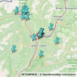 Mappa Oltrisarco - Aslago, 39100 Bolzano BZ, Italia (14.89474)