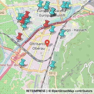 Mappa Via Giovanni Caproni, 39100 Bolzano BZ, Italia (1.374)