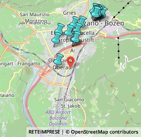 Mappa Via Lise Meitner, 39100 Bolzano BZ, Italia (2.1715)