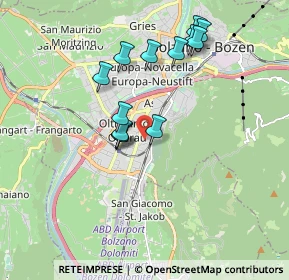 Mappa Via Lise Meitner, 39100 Bolzano BZ, Italia (1.62615)